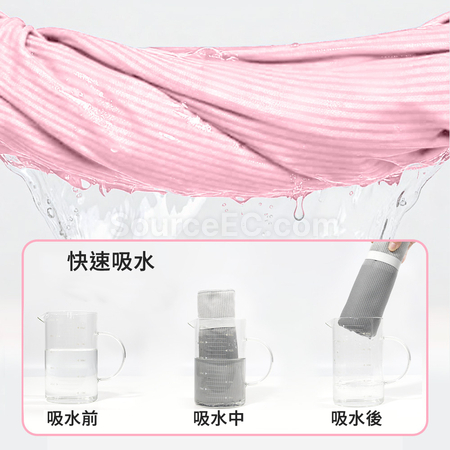 客製化輕薄條紋速乾運動毛巾禮品