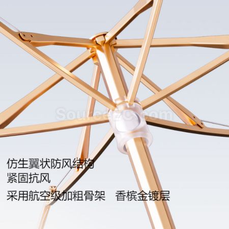 客製化迷你鈦銀晴雨兩用傘禮品