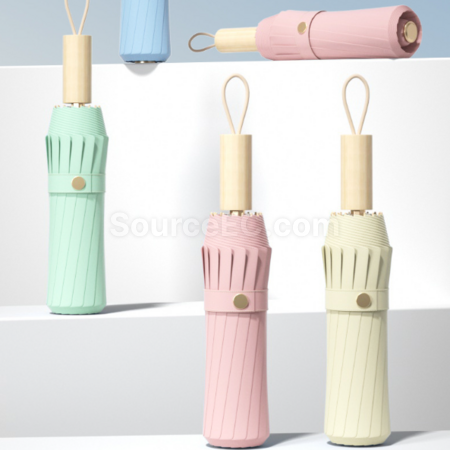 客製化加強雙骨折疊晴雨傘禮品