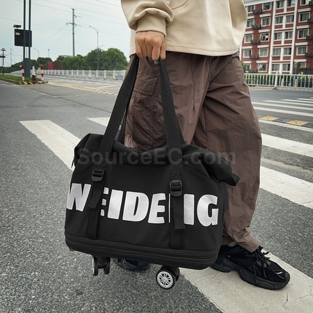 客製化旅行可伸縮帶輪滑旅行袋禮品