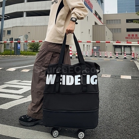 客製化旅行可伸縮帶輪滑旅行袋禮品
