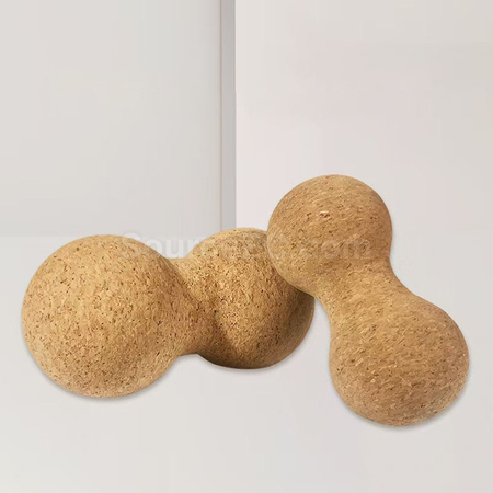 客製化軟木瑜伽花生筋膜球禮品