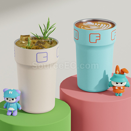 客製化溫度顯示咖啡保溫杯禮品