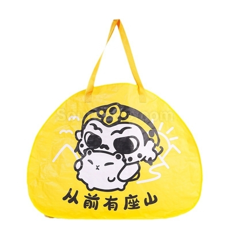 客製化圓形手提編織袋可客製化禮品