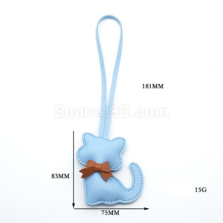 客製化小狗小貓皮製掛件禮品