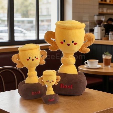 客製化獎座毛絨公仔禮品