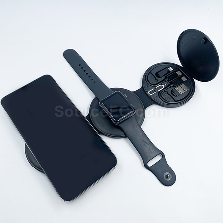 客製化三合一快充磁吸充電多功能資料線盒禮品