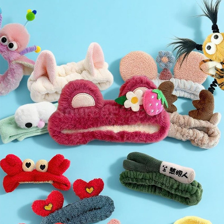 客製化毛絨髮帶可客製化禮品
