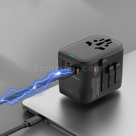 客製化45W/65W氮化鎵轉換插頭禮品