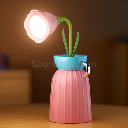 客製化花朵檯燈擺件禮品