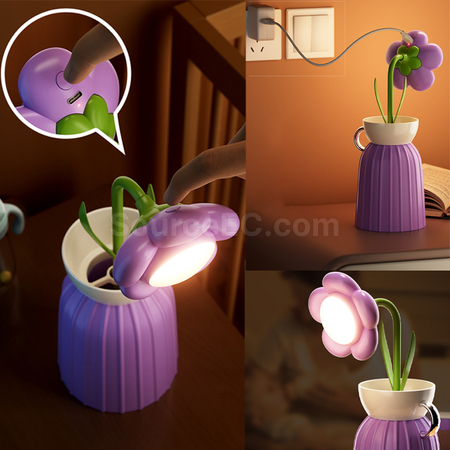 客製化花朵檯燈擺件禮品