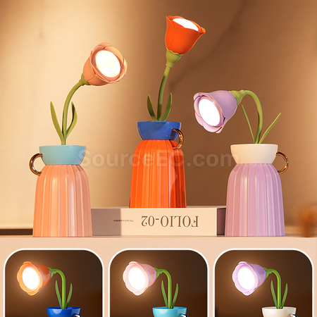 客製化花朵檯燈擺件禮品
