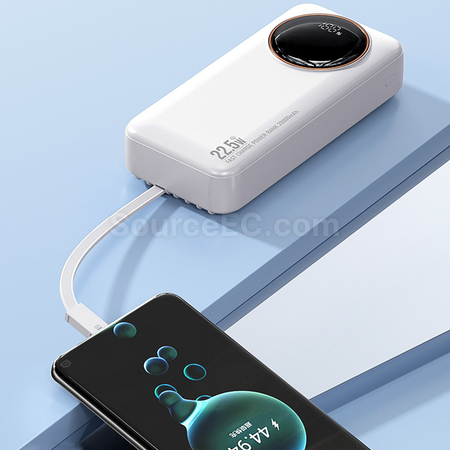 客製化3C認證帶線行動電源禮品