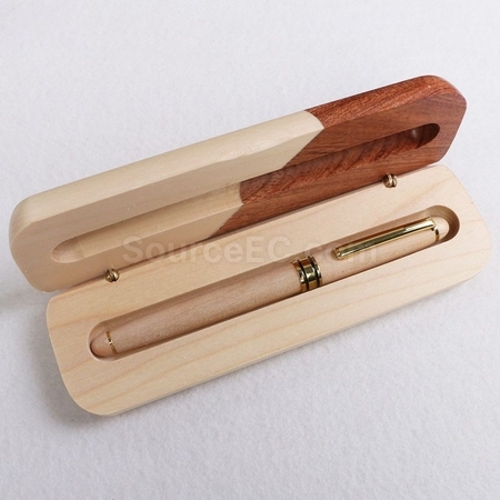客製化拼木圓珠筆禮盒手工木質簽字筆套裝禮品
