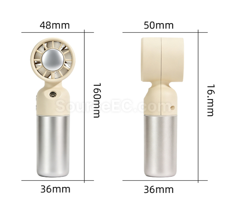 客製化迷你降溫噴霧手持風扇禮品