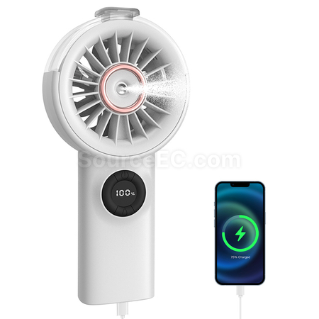客製化手持充電噴霧風扇禮品