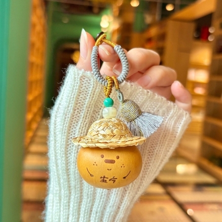 客製化天然葫蘆掛件鑰匙圈禮品