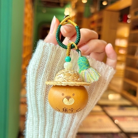 客製化天然葫蘆掛件鑰匙圈禮品