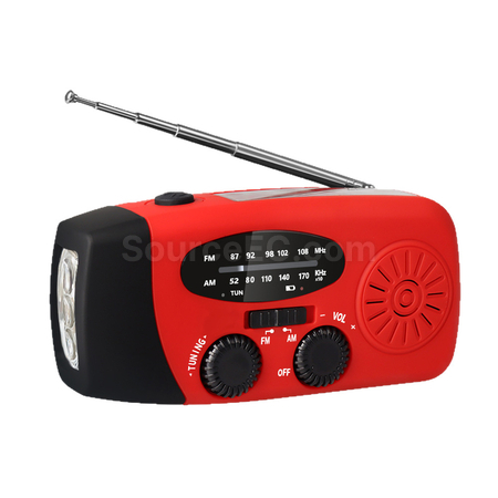 客製化戶外緊急照明行動電源收音機禮品