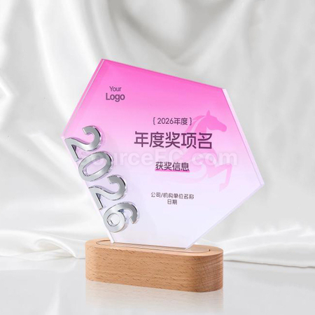 客製化2026水晶獎座禮品