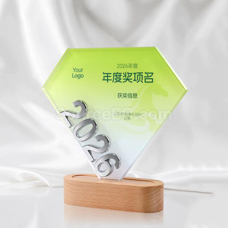 客製化2026水晶獎座禮品