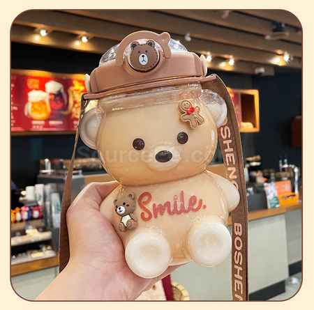 客製化小熊造型水杯禮品