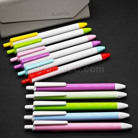 客製化馬卡龍按動中性筆禮品