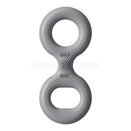 八字握力圈矽膠握力器