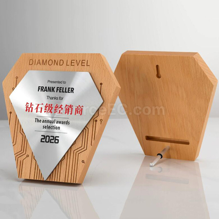 客製化木獎座禮品