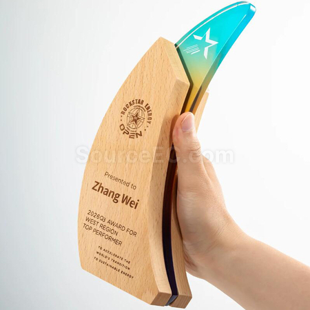 客製化木獎座禮品