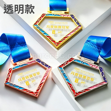 客製化金屬水晶獎牌禮品