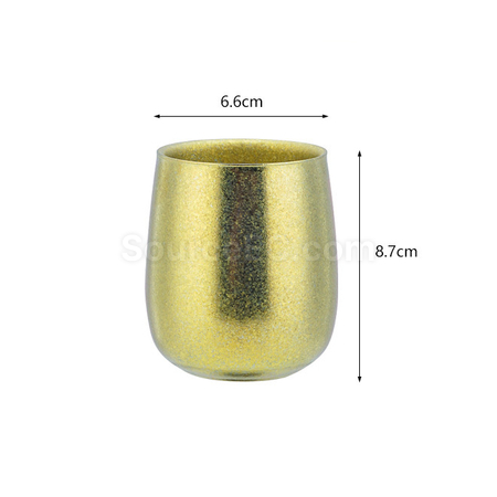 客製化純鈦冰花鵝蛋杯禮品