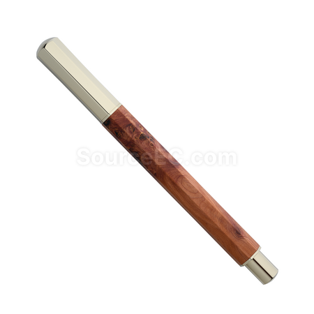 客製化【台製】八角龍柏木鋼筆禮品