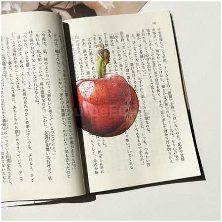客製化半透壓克力水果書籤禮品