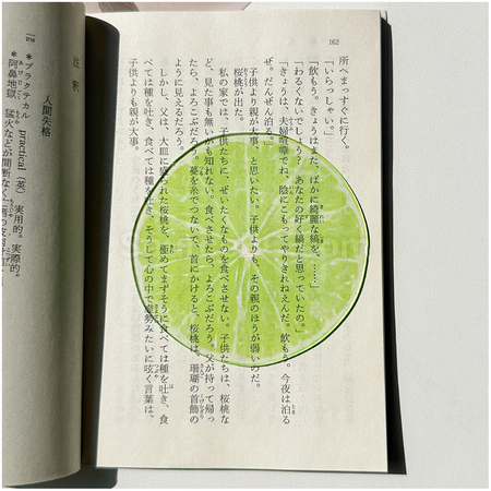 客製化半透壓克力水果書籤禮品