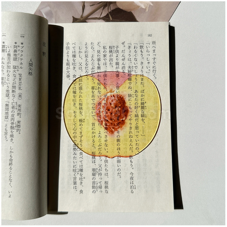 客製化半透壓克力水果書籤禮品
