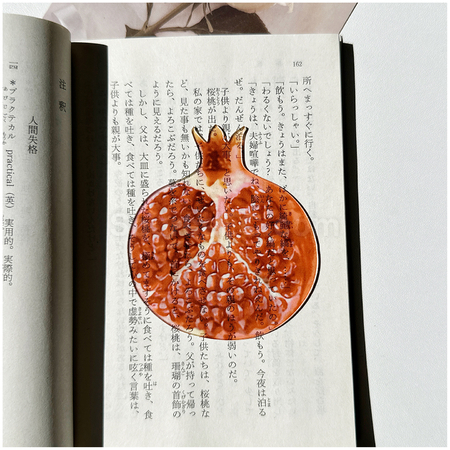 客製化半透壓克力水果書籤禮品
