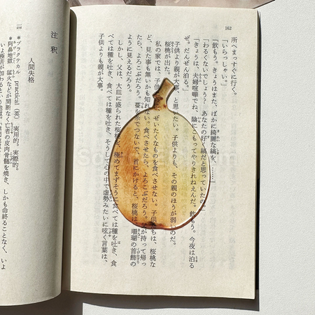 客製化半透壓克力水果書籤禮品