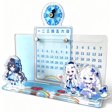 客製化壓克力滑動萬年曆禮品