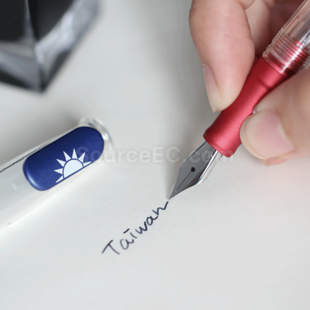 客製化【台製】國旗鋼筆禮品