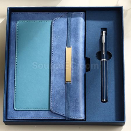 客製化A5綁帶筆記本套裝禮品