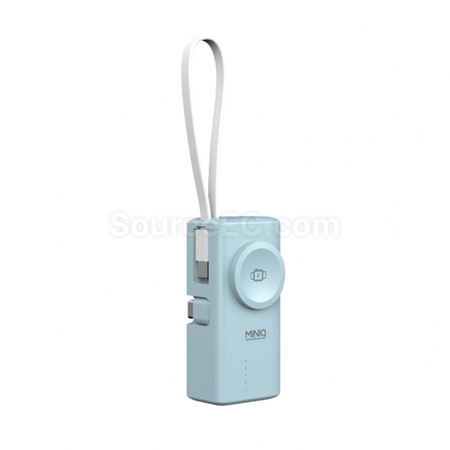 客製化【台製】多功能膠囊快充行動電源(自帶Type-C快充線)禮品