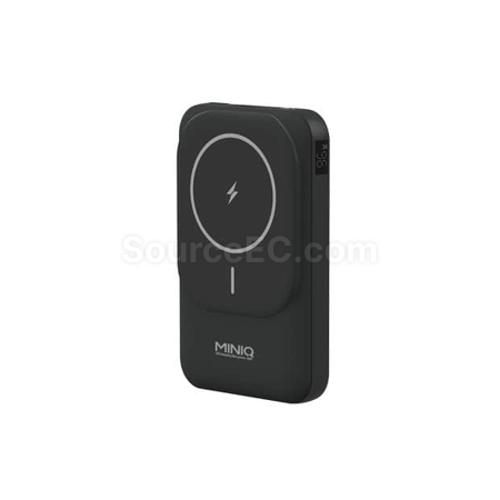 客製化【台製】自帶雙線數顯磁吸無線閃充行動電源(Type-C + Type-C)禮品