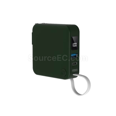 客製化【台製】自帶線AC插頭多合一行動電源禮品