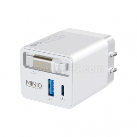 客製化【台製】GaN 自帶線65W快速電源供應器禮品