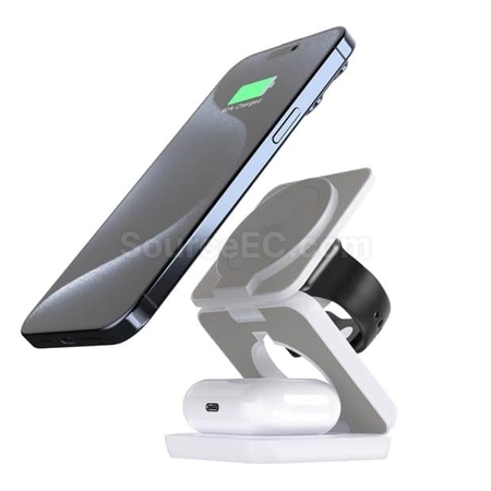 客製化【台製】3in1 折疊式磁吸無線充電器座禮品