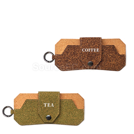 客製化咖啡渣茶葉渣軟木眼鏡盒禮品