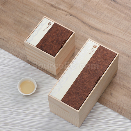客製化松木方盒茶葉包裝盒禮品