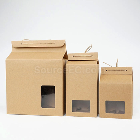 客製化復古風牛皮卡盒茶葉包裝禮品