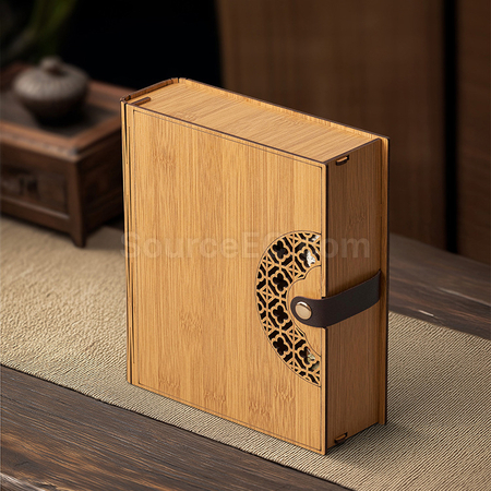 客製化竹紋拼接茶葉禮盒禮品